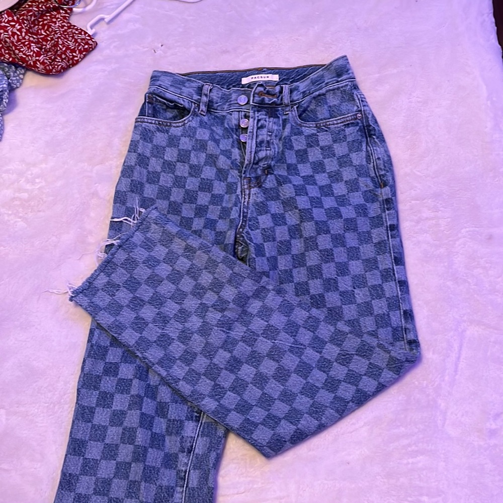 Pacsun Checkered Jeans